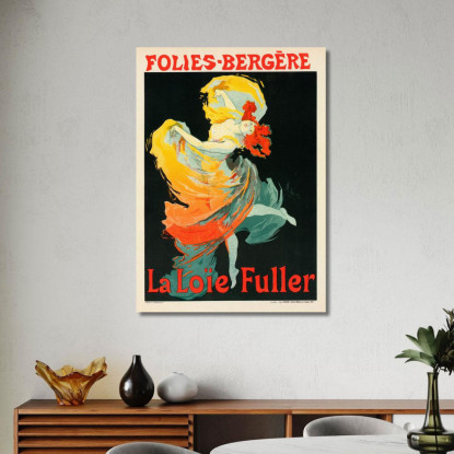 Loie Fuller Jules Chéret jch54 quadro stampato su tela
