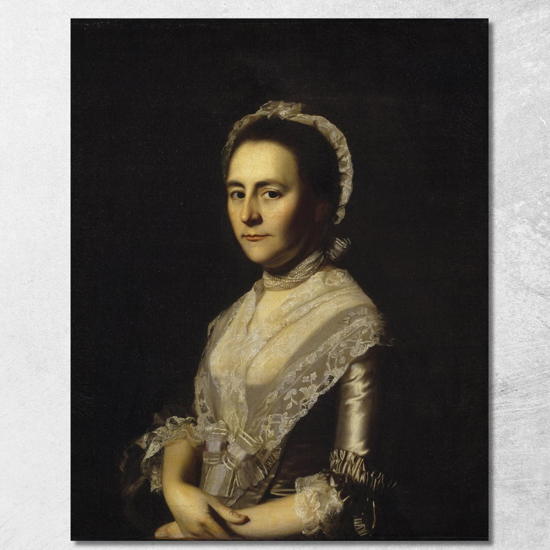 Signora Alexander Cumming Nata Elizabeth Goldthwaite In Seguito Signora John Bacon John Singleton Copley jsg34 quadro stampato Signora Alexander Cumming Nata Elizabeth Goldthwaite In Seguito Signora John Bacon John Singleton Copley jsg34 quadro stampato