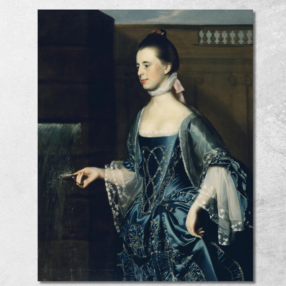 Signora Daniel Sargent – Mary Turner John Singleton Copley jsg39 quadro stampato su tela Signora Daniel Sargent – Mary Turner John Singleton Copley jsg39 quadro stampato su tela