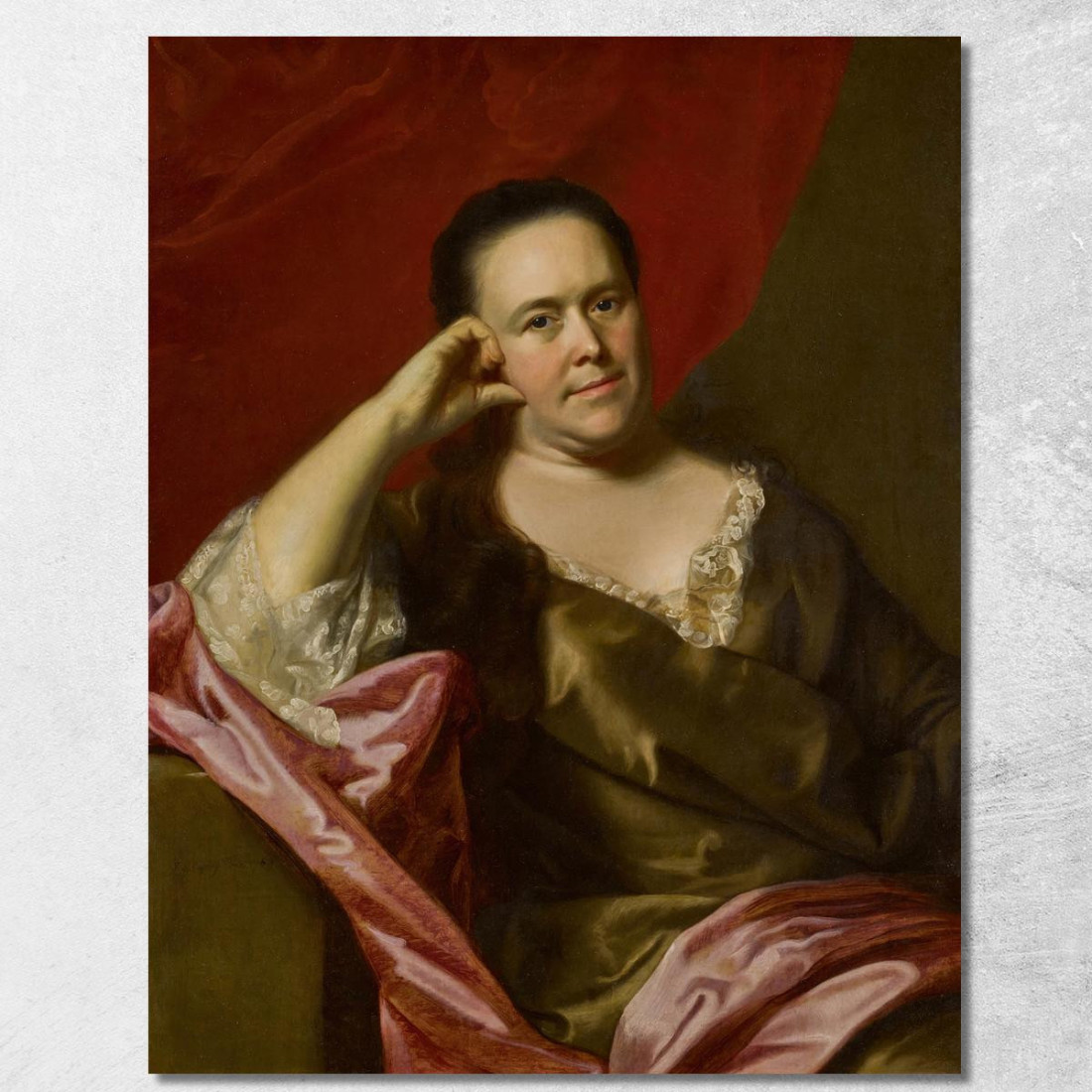 Signora John Scollay – Mercy Greenleaf John Singleton Copley jsg45 quadro stampato su tela Signora John Scollay – Mercy Greenleaf John Singleton Copley jsg45 quadro stampato su tela