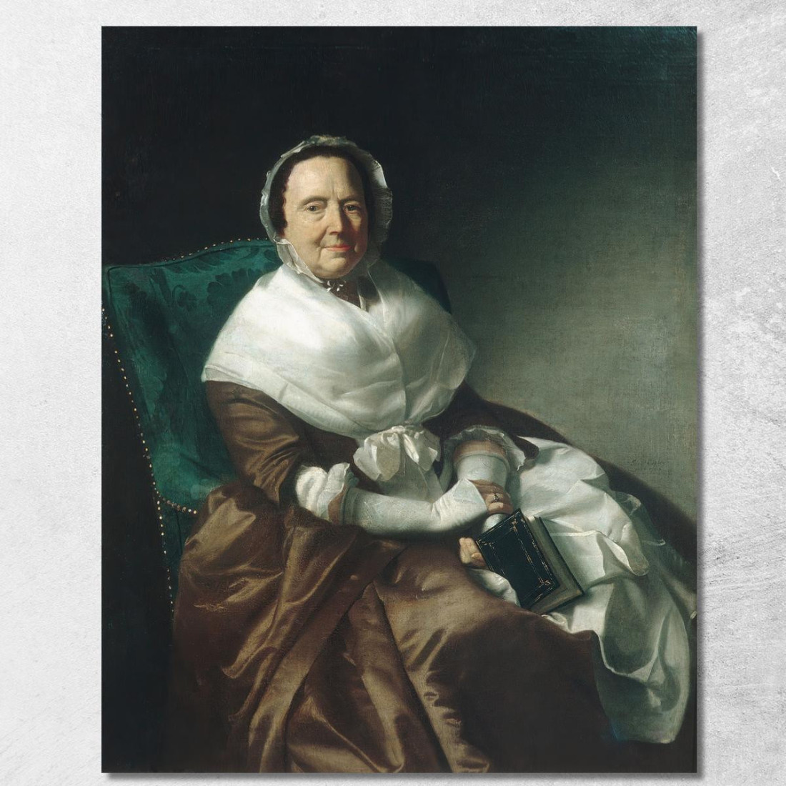 Signora Sylvanus Bourne John Singleton Copley jsg47 quadro stampato su tela Signora Sylvanus Bourne John Singleton Copley jsg47 quadro stampato su tela