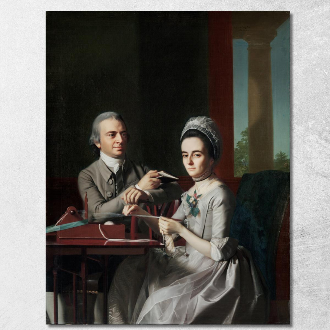 Ritratto Del Signor E Della Signora Thomas Mifflin – Sarah Morris John Singleton Copley jsg53 quadro stampato su tela Ritratto Del Signor E Della Signora Thomas Mifflin – Sarah Morris John Singleton Copley jsg53 quadro stampato su tela