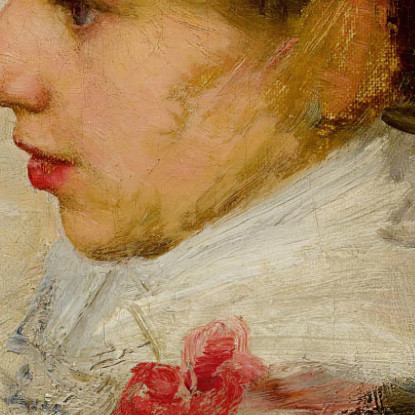 Testa Di Una Modella 2 John William Waterhouse jww15 quadro stampato su tela