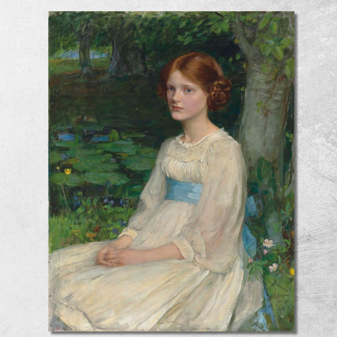 Signorina Betty Pollock John William Waterhouse jww26 quadro stampato su tela Signorina Betty Pollock John William Waterhouse jww26 quadro stampato su tela