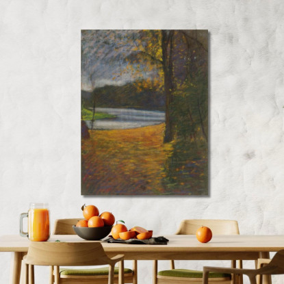 Paesaggio Autunnale Ladislav Mednyánszky lmd5 quadro stampato su tela