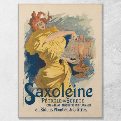 I Maestri Del Poster Pl 13 Saxoleine Jules Chéret jch67 quadro stampato su tela