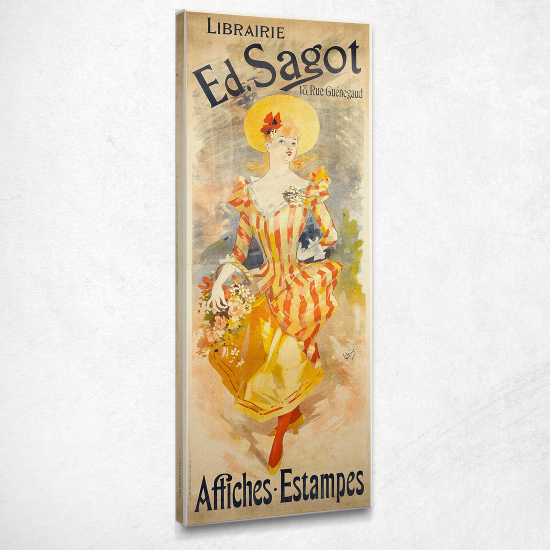 Libreria Ed.Risposta Jules Chéret jch68 quadro stampato su tela Libreria Ed.Risposta Jules Chéret jch68 quadro stampato su tela