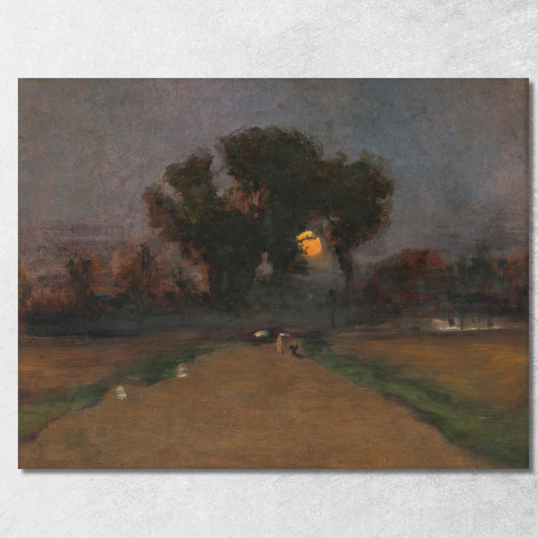 Paesaggio Con Sole Al Tramonto Ladislav Mednyánszky lmd39 quadro stampato su tela