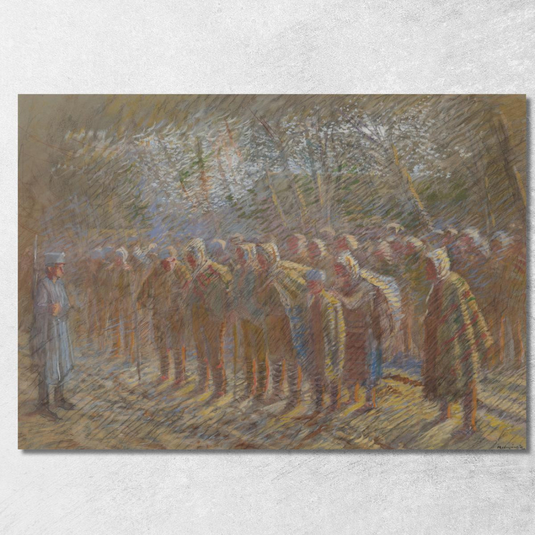 Prigionieri Di Guerra Ladislav Mednyánszky lmd55 quadro stampato su tela Prigionieri Di Guerra Ladislav Mednyánszky lmd55 quadro stampato su tela