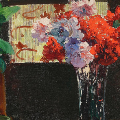 Fiori In Un Vaso Leon Wyczółkowski lwy18 quadro stampato su tela