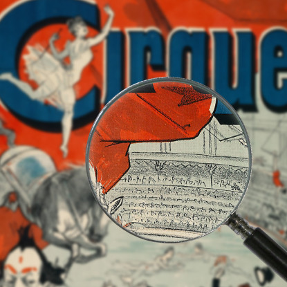 Nuovo Circo 251 Rue St Honoré Jules Chéret jch79 quadro stampato su tela