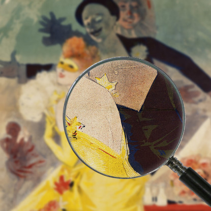 Carnevale Lirico 1892 1° Ballo In Maschera Jules Chéret jch82 quadro stampato su tela