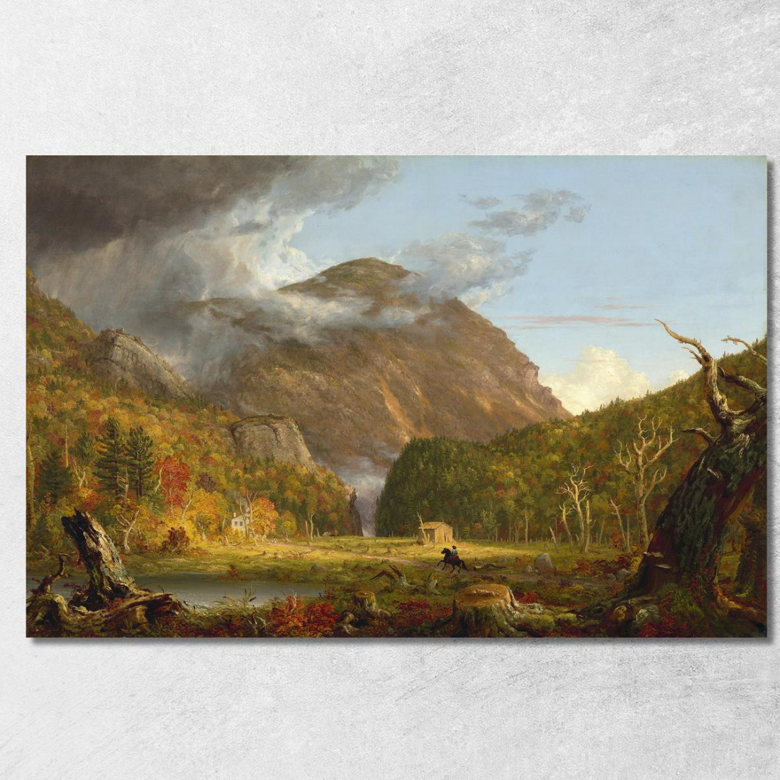 Una Veduta Del Passo Di Montagna Chiamato La Gola Delle White Mountains: Crawford Notch Thomas Cole tcl2 quadro stampato su tel Una Veduta Del Passo Di Montagna Chiamato La Gola Delle White Mountains: Crawford Notch Thomas Cole tcl2 quadro stampato su tel