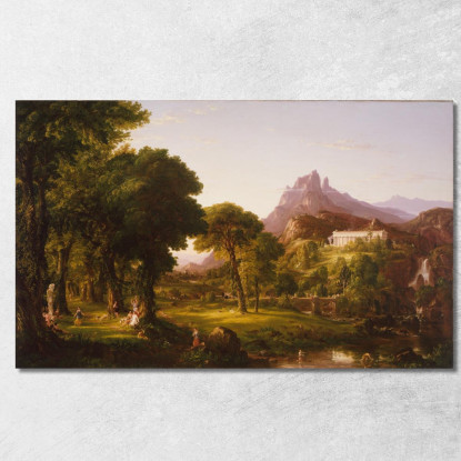 Sogno Di Arcadia Thomas Cole tcl12 quadro stampato su tela