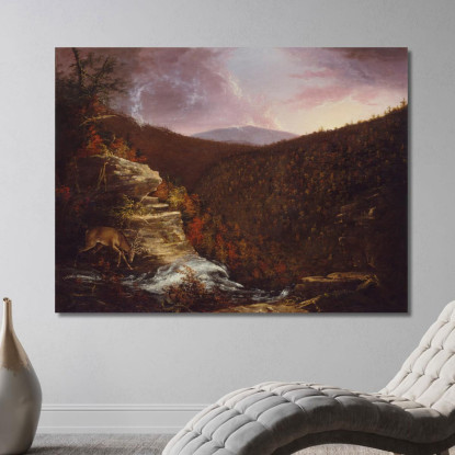 Dalla Cima Delle Cascate Di Kaaterskill Thomas Cole tcl14 quadro stampato su tela