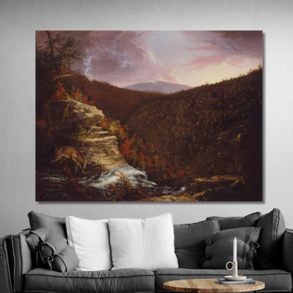 Dalla Cima Delle Cascate Di Kaaterskill Thomas Cole tcl14 quadro stampato su tela