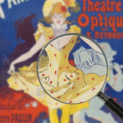Pantomime Luminose Jules Chéret jch88 quadro stampato su tela