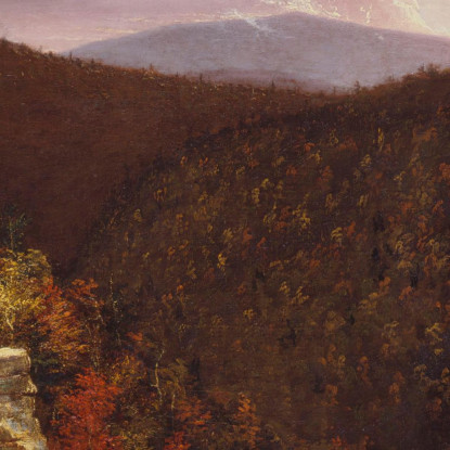 Dalla Cima Delle Cascate Di Kaaterskill Thomas Cole tcl14 quadro stampato su tela