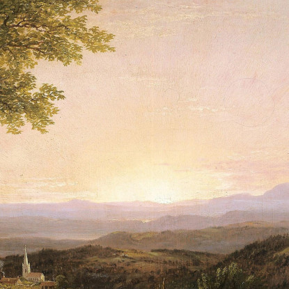 Paesaggio Del New England Thomas Cole tcl24 quadro stampato su tela