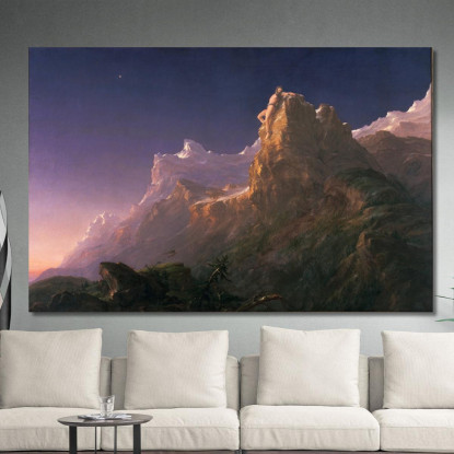 Prometeo Incatenato Thomas Cole tcl26 quadro stampato su tela