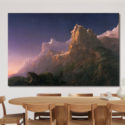 Prometeo Incatenato Thomas Cole tcl26 quadro stampato su tela