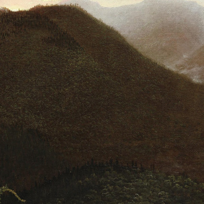 Alba Nei Catskills Thomas Cole tcl30 quadro stampato su tela