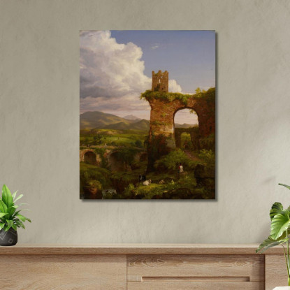 L'Arco Di Nerone Thomas Cole tcl31 quadro stampato su tela