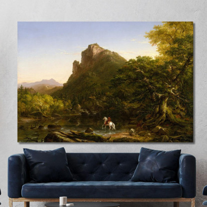 Il Guado Di Montagna Thomas Cole tcl40 quadro stampato su tela