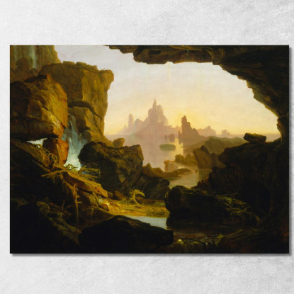 Il Ritiro Delle Acque Del Diluvio Thomas Cole tcl45 quadro stampato su tela