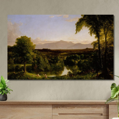 Veduta Sui Catskill: Inizio Autunno Thomas Cole tcl56 quadro stampato su tela