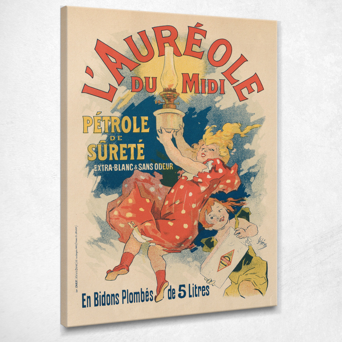 L'Aura Di Mezzogiorno Jules Chéret jch107 quadro stampato su tela L'Aura Di Mezzogiorno Jules Chéret jch107 quadro stampato su tela