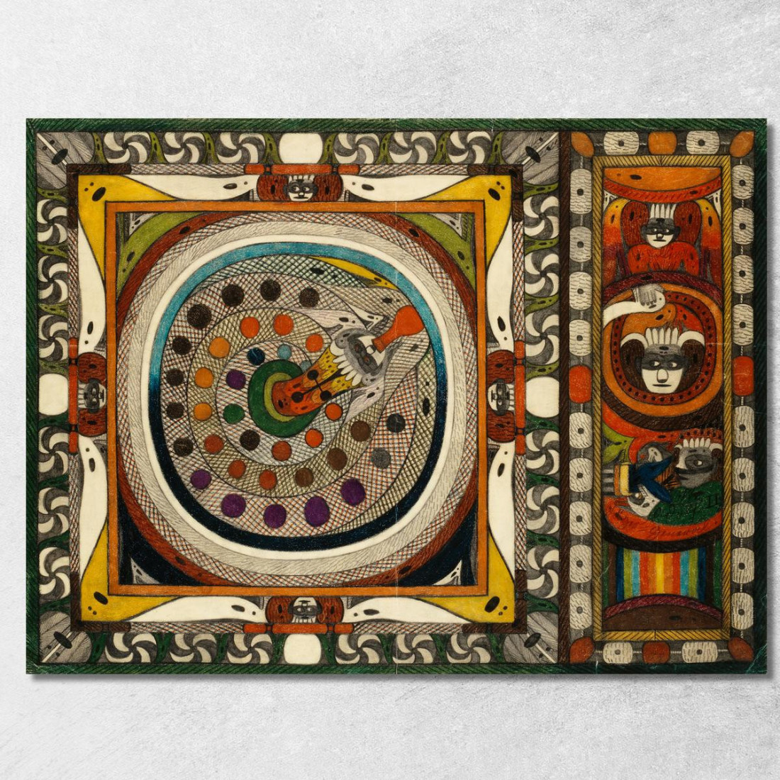 Rete - Serpente Dalla Foresta Di Wili - Skt. Adolf - Torre - Hoof - Anello - Orologio - Foresta In America Adolf Wölfli awl27 q
