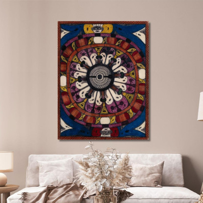 Sala Del Consiglio Di Skt. Adolf Presso Berna Adolf Wölfli awl35 quadro stampato su tela