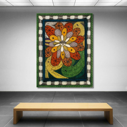 Skt. Adolf - Roosali Adolf Wölfli awl37 quadro stampato su tela