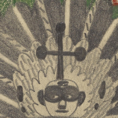 Ghiacciaio Gigante Della Tigre - Zohrn - Alta Alpe - Stok Nel Nord-Ovest Dell’India Adolf Wölfli awl44 quadro stampato su tela