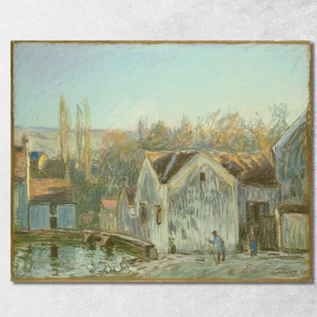 Un Angolo Di Moret-Sur-Loing Alfred Sisley asi1 quadro stampato su tela