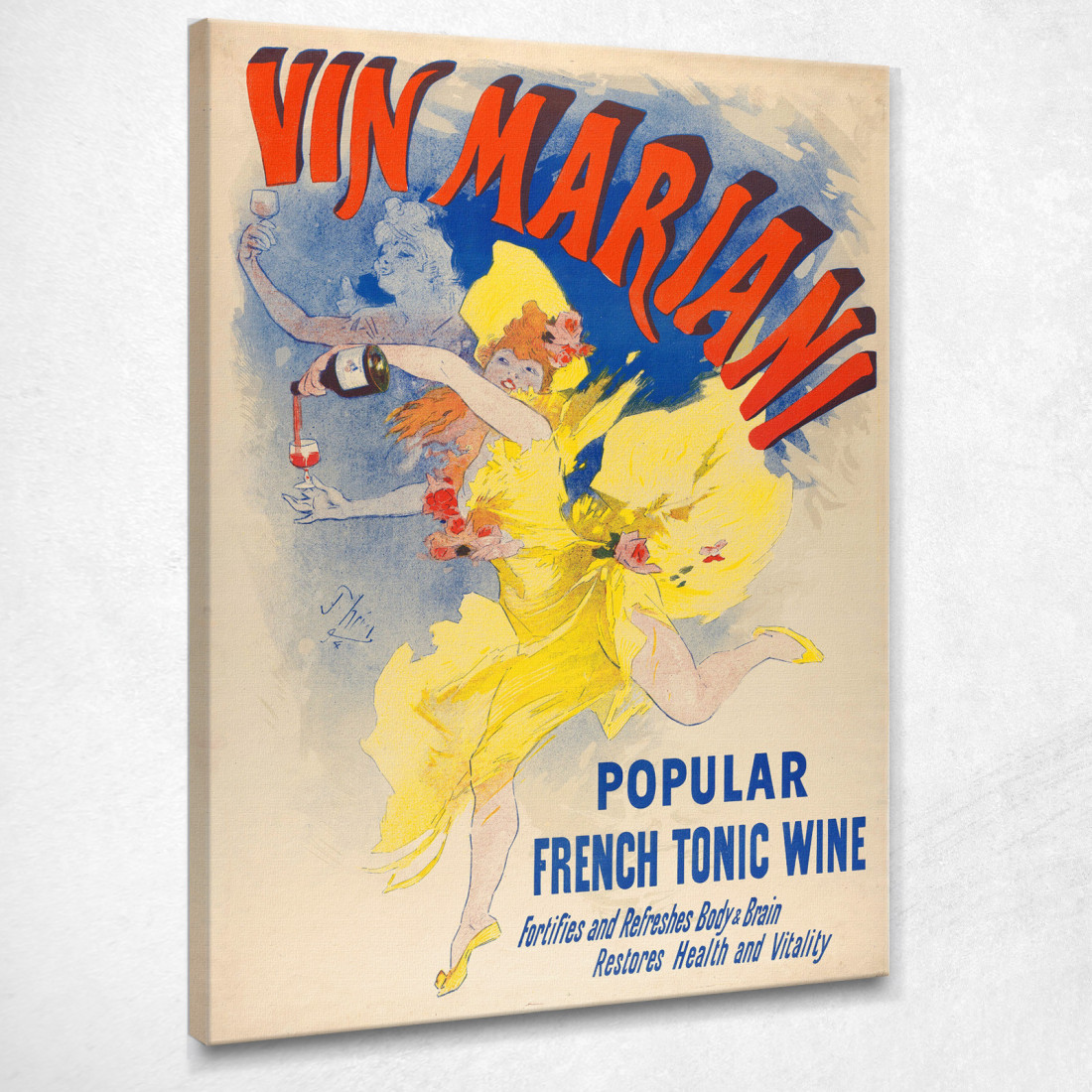Vin Mariani Jules Chéret jch113 quadro stampato su tela Vin Mariani Jules Chéret jch113 quadro stampato su tela