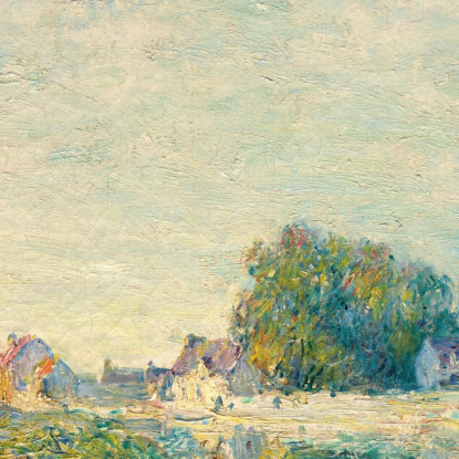 La Diga Del Canale Del Loing A Saint-Mammès Alfred Sisley asi39 quadro stampato su tela