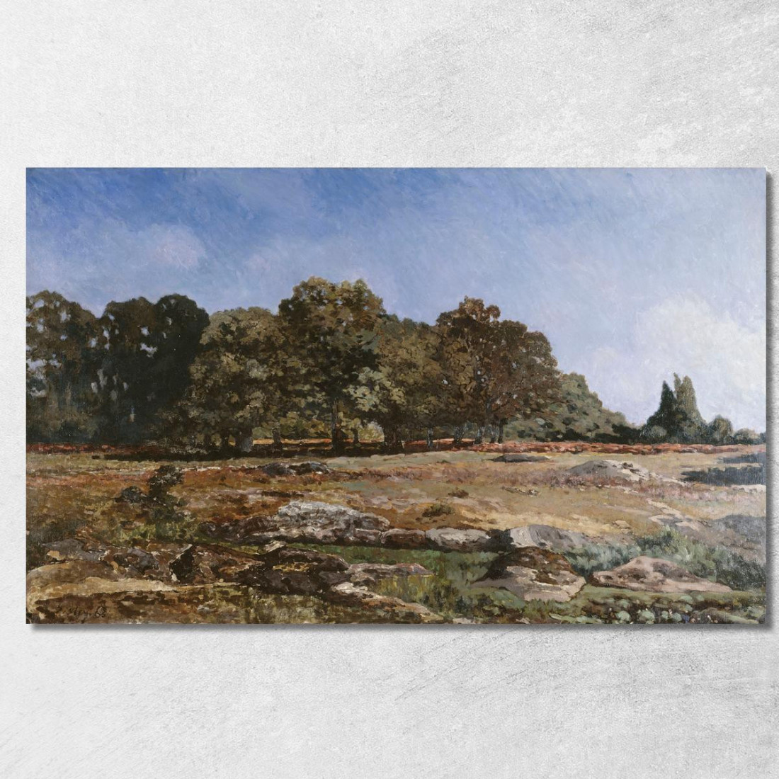 Bordo Della Foresta Di Fontainebleau Alfred Sisley asi52 quadro stampato su tela