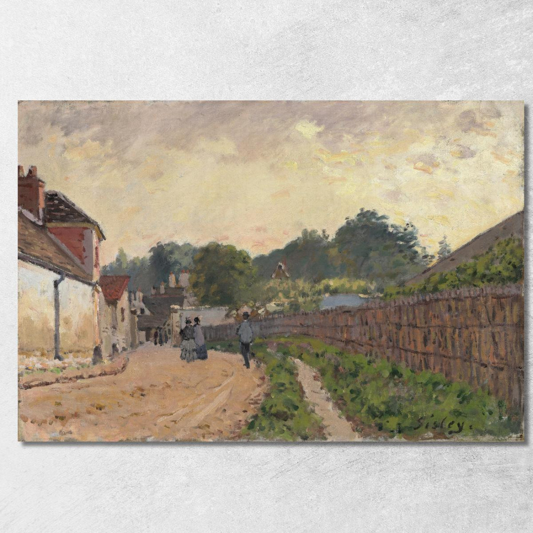 Marly-Le-Roi Alfred Sisley asi56 quadro stampato su tela