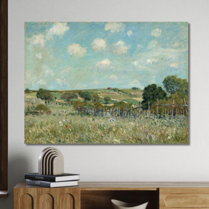 Prato Alfred Sisley asi57 quadro stampato su tela