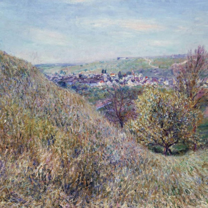 Sulle Colline Di Moret In Una Mattina Di Primavera Alfred Sisley asi61 quadro stampato su tela