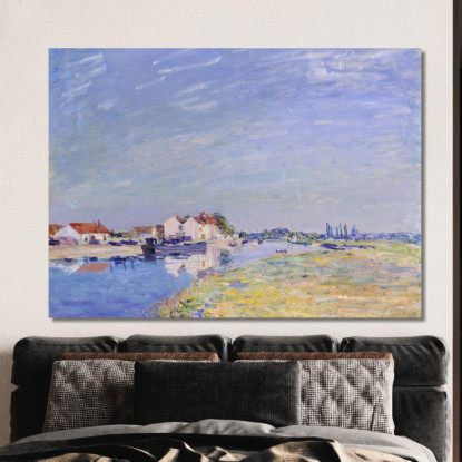 Saint-Mammès Alfred Sisley asi70 quadro stampato su tela