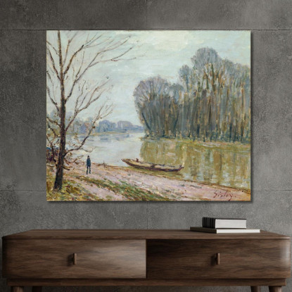 La Loira Alfred Sisley asi82 quadro stampato su tela