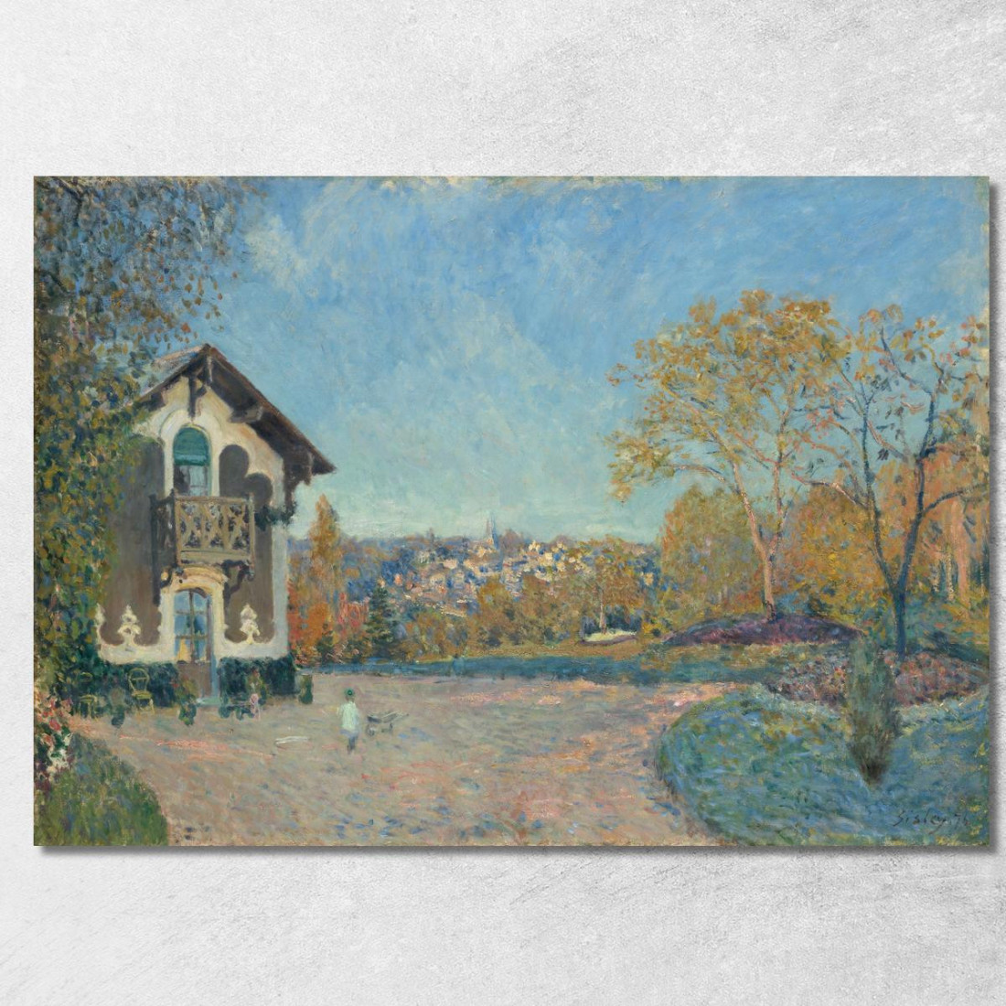 Vista Di Marly-Le-Roi Da Coeur-Volant Alfred Sisley asi92 quadro stampato su tela