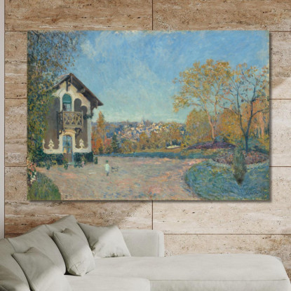 Vista Di Marly-Le-Roi Da Coeur-Volant Alfred Sisley asi92 quadro stampato su tela