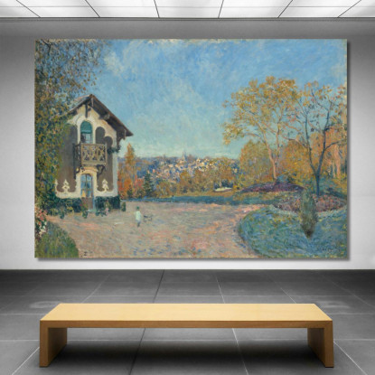 Vista Di Marly-Le-Roi Da Coeur-Volant Alfred Sisley asi92 quadro stampato su tela