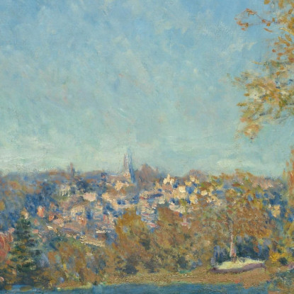 Vista Di Marly-Le-Roi Da Coeur-Volant Alfred Sisley asi92 quadro stampato su tela