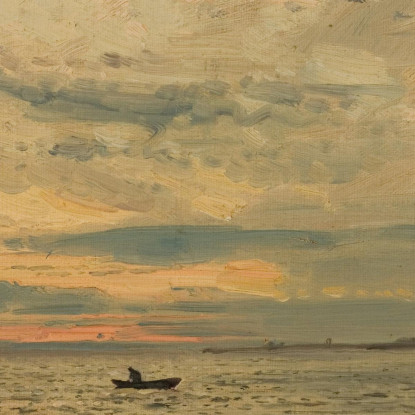 Dopo Il Tramonto Amaldus Nielsen ani37 quadro stampato su tela