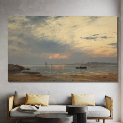 Sera A Hvaler Amaldus Nielsen ani40 quadro stampato su tela